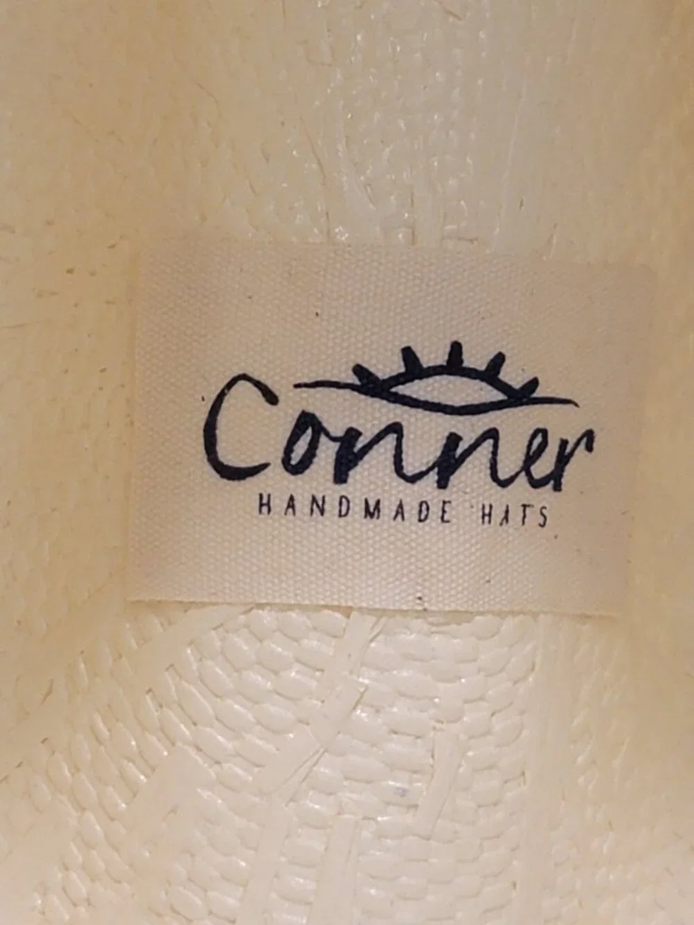 Conner Handmade Hats Beige Straw Cowboy Hat Western Concho Band L